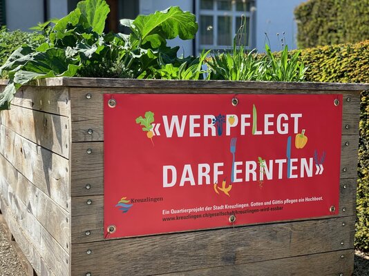 Freude für alle Sinne: ein Hochbeet.
