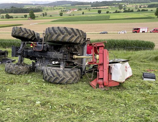 210719 Weingarten Arbeitsunfall Traktor