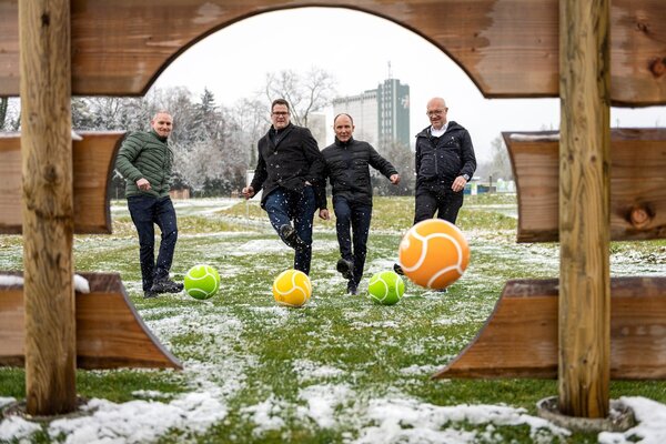 Eröffnung Fussballgolf Müllheim