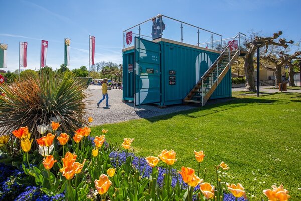 Erlebniscontainer am Kreuzlinger Hafen