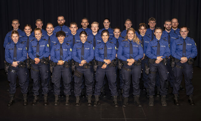 Vereidigung Polizistinnen und Polizisten