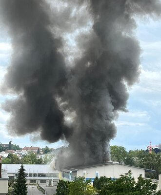 Rauchschwaden über Kreuzlingen