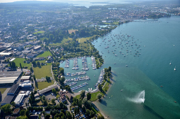Luftaufnahme von Kreuzlingen