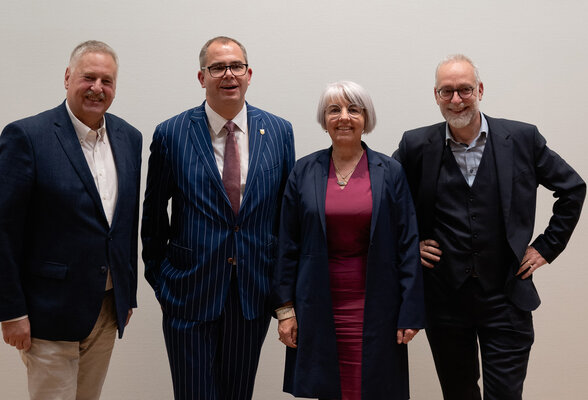 Podiumsdiskussion einheitliche Finanzierung im Kantonspital Frauenfeld.