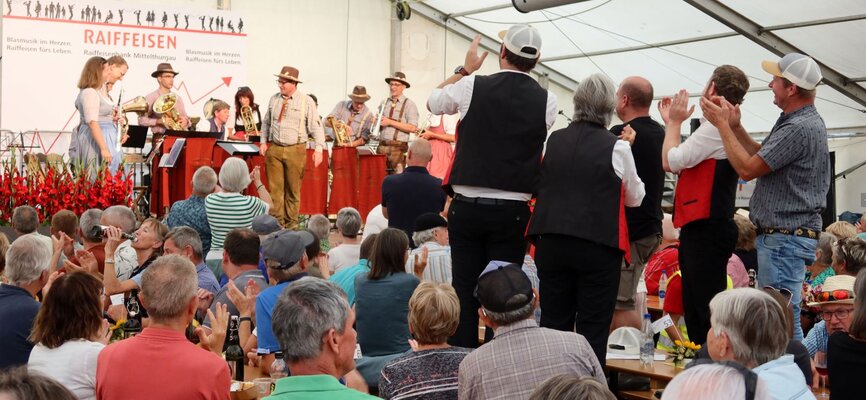 Vom Freitag- bis am Sonntagabend stand Weinfelden ganz im Zeichen der Blasmusik.