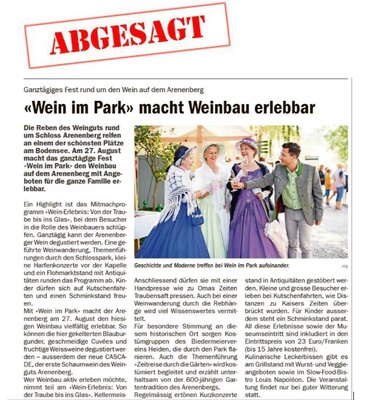 Abgesagt
