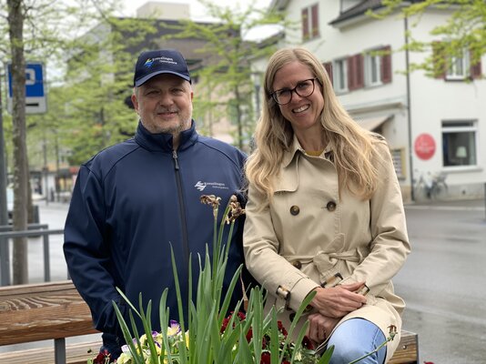 Martina Eggenberger und Toni Caforio