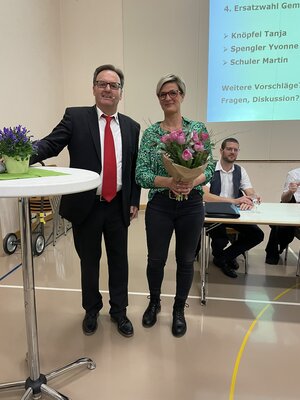 redwebFoto Gratulation Wahl Tanja Kn?pfel GV 23.02.2024