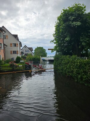 Land unter in Gottlieben