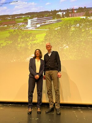 Dr. med. Sonia Busch, Chefärztin Elektrophysiologie und Dr. Roger Ruffieux.