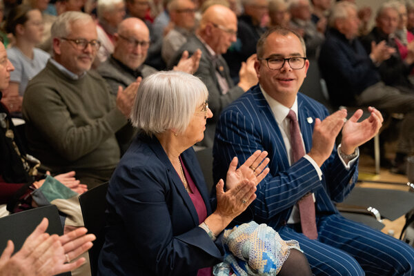 Podiumsdiskussion einheitliche Finanzierung im Kantonspital Frauenfeld.
