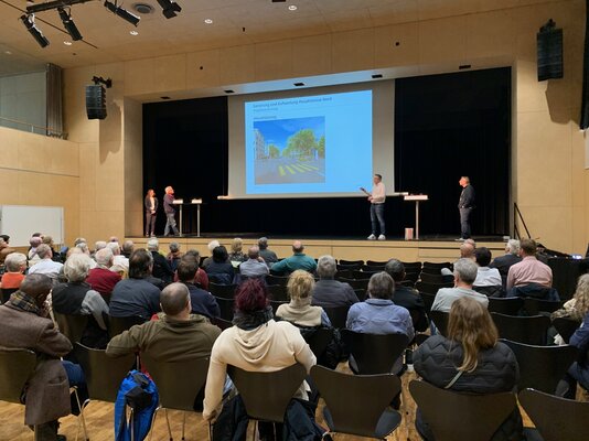 Infoveranstaltung zum Strassenprojekt Hauptstrasse Nord