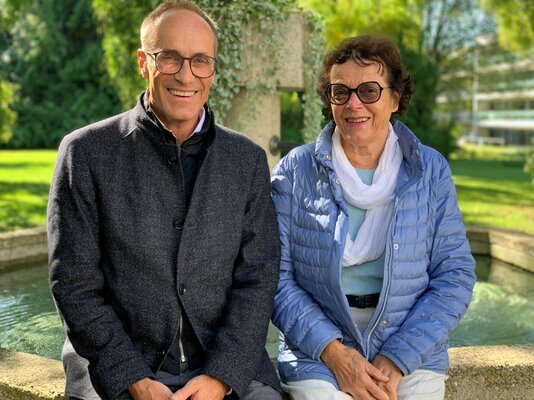 Stadtrat Markus Brüllmann und Margret Meier-Ammann.