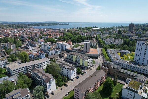 Dieses staatsrechtlich spezielle Gebiet mit einem grünen Grenzübergang steht beispielhaft für die enge Verknüpfung von Kreuzlingen und Konstanz.