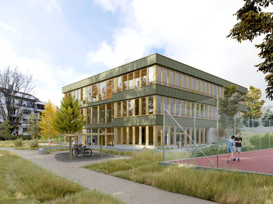 Visualisierung Schulhaus Hasenweg